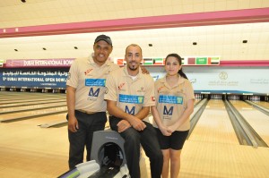 DSC_0035 Round 2 Top 3 finishers (L to R) Ibrahim Al Zaabi (UAE-2nd), Khalid Al Dubyyan (KUW-1st), Samantha Hannan (ENG-3rd)